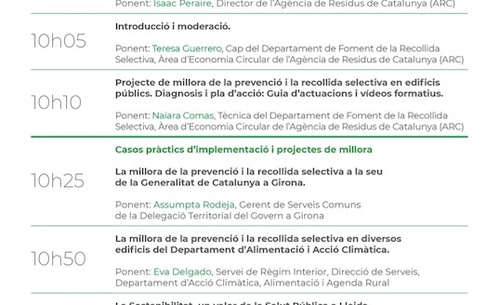 Programa webinar residus edificis Gene