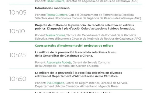 Programa webinar residus edificis Gene